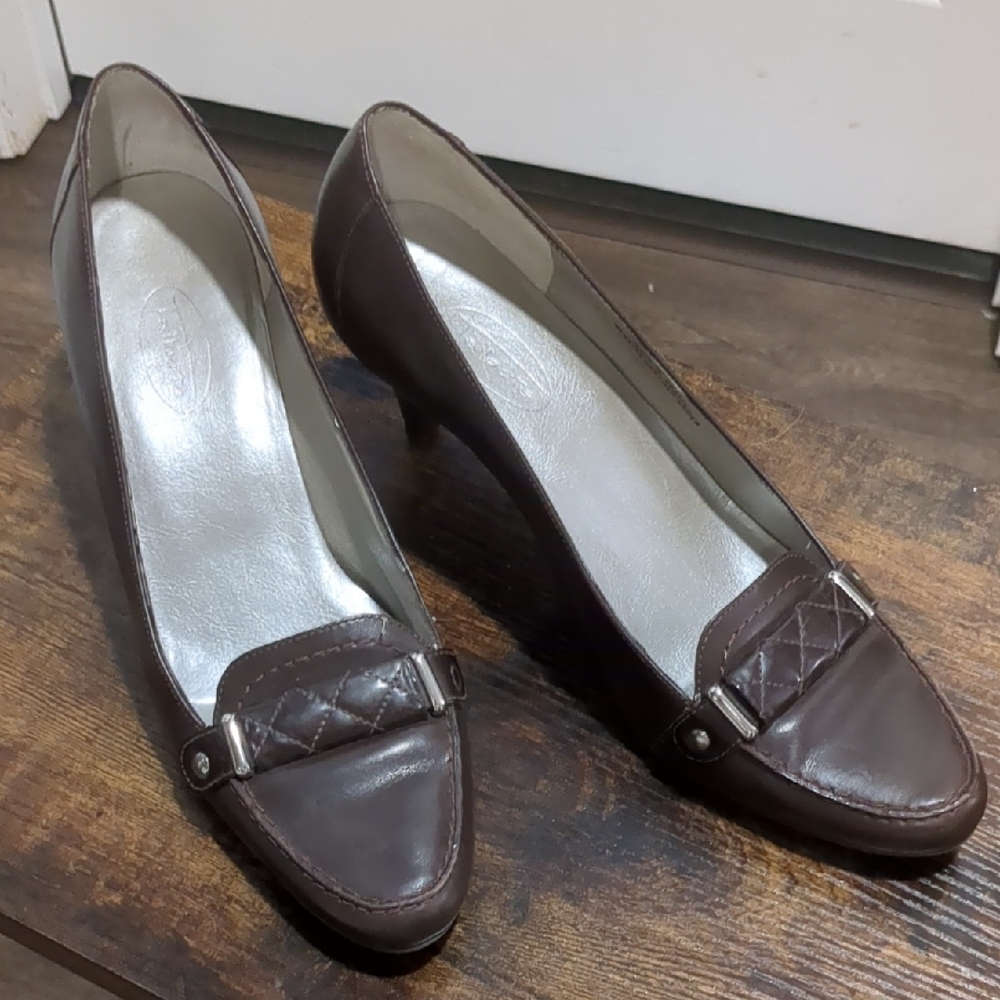 Talbots Brown Quilted Heels